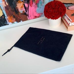 Zespa Aix En Provence Marque Deposee Shoe Drawstring Dust Bag Soft Dark Navy